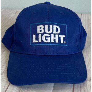 Bud Light Beer St Louis Brewery Adjustable Adult Ball Cap Hat